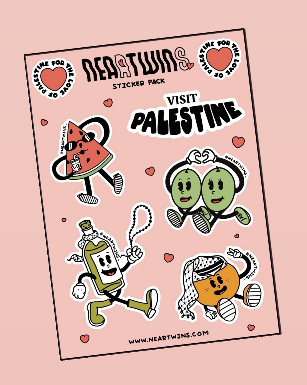 Visit Palestine Sticker Pack